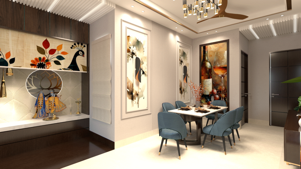 Interior design of a house